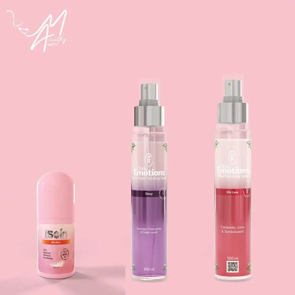 Bikini & PMS Kit مزيل عرق البيكيني + بخاخ شعر و عطر للبيكيني